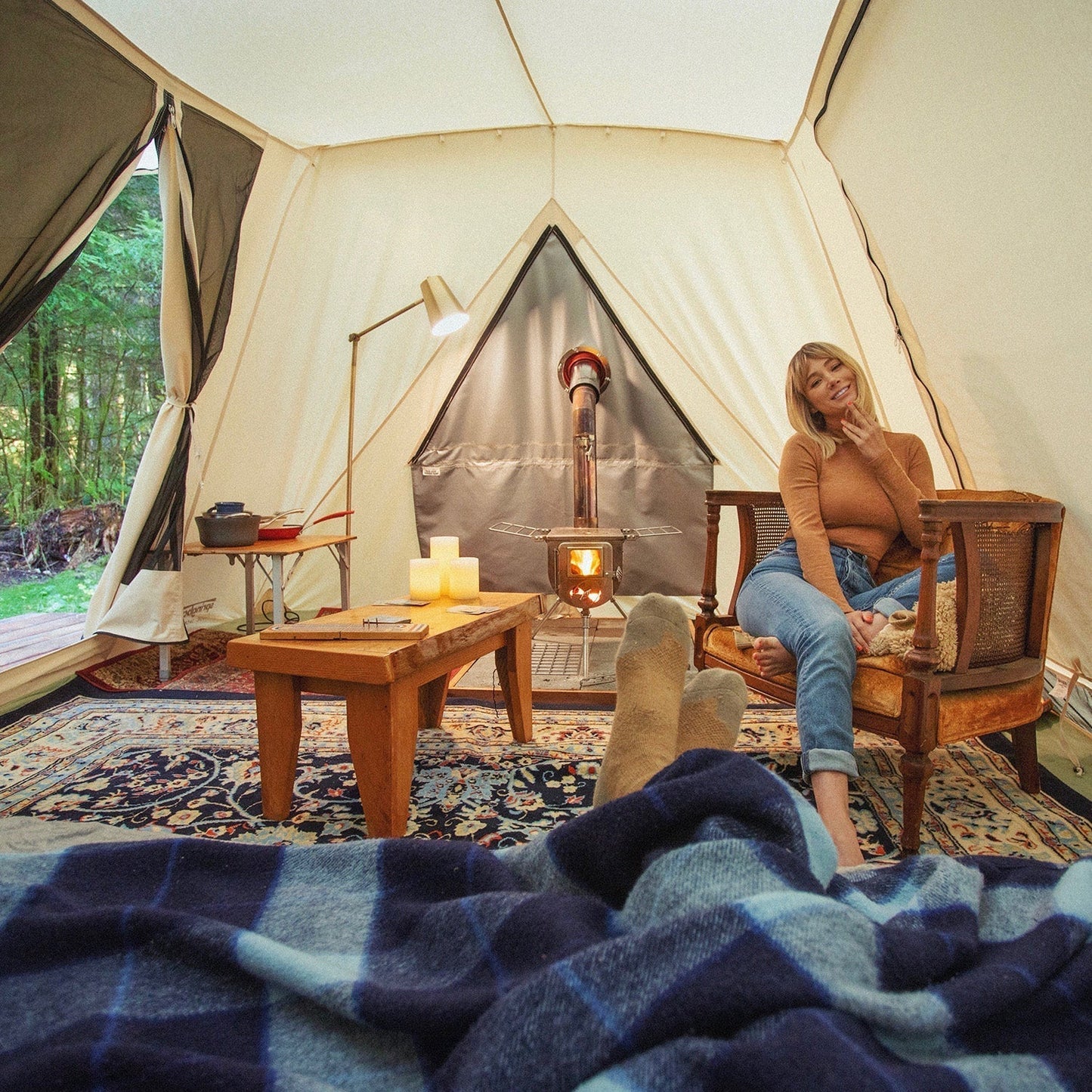 Winnerwell Woodlander - Medium | Springbar Hot Tent Bundle - Winnerwell