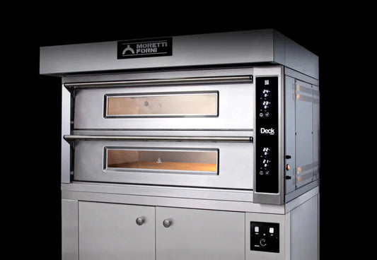 AMPTO iDeck electronic Control Electric Pizza Oven 105 x 65 cm chamber. 2 Deck - ID-D 105.65