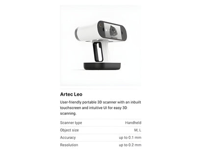 Artec Leo 3D Scanner Premium Pack