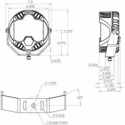 Baja Designs LP6 Pro LED Light Pod - 270003
