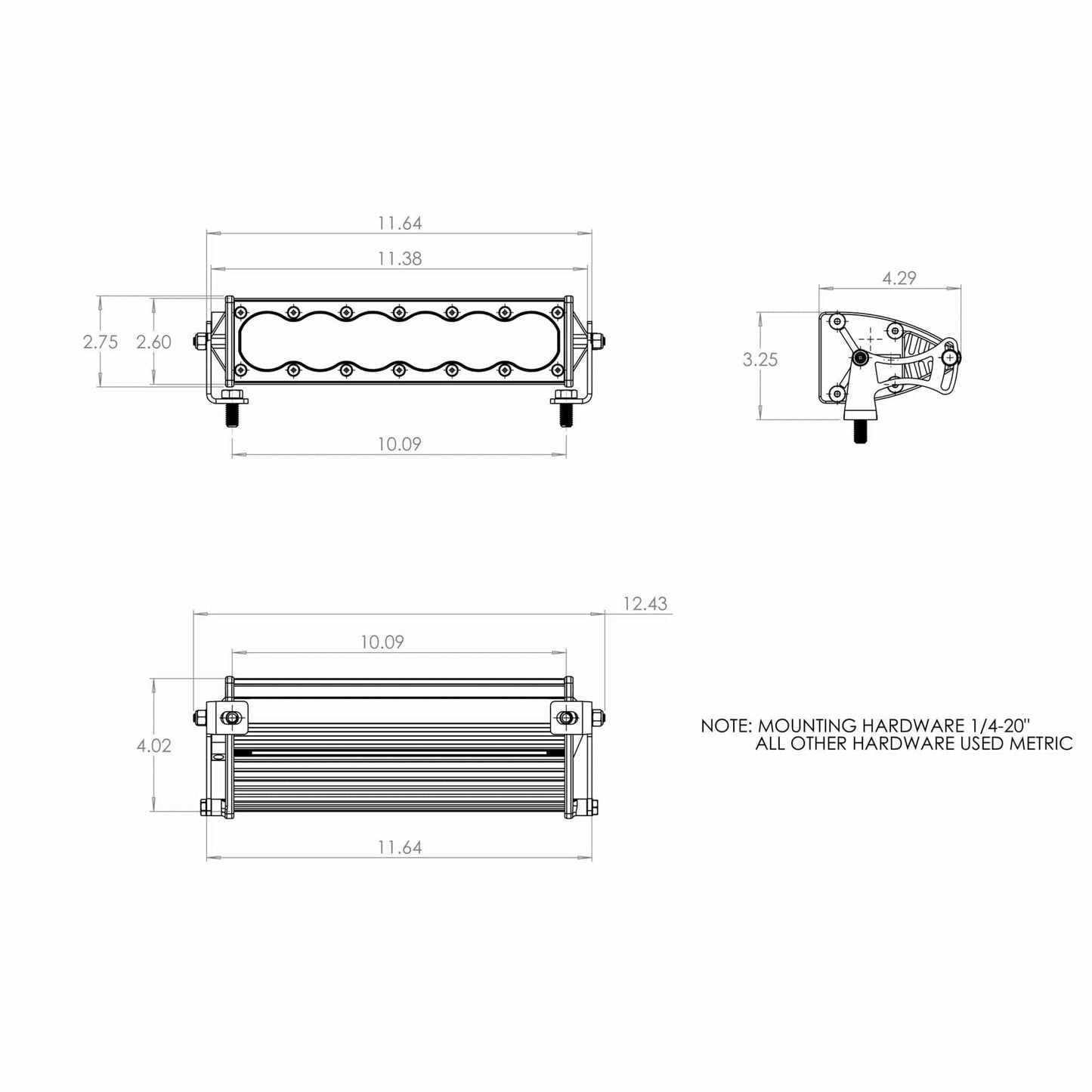 Baja Designs OnX6+ 10" LED Light Bar - 451003