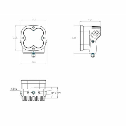 Baja Designs XL Pro LED Light Pods (Pair) - 507801
