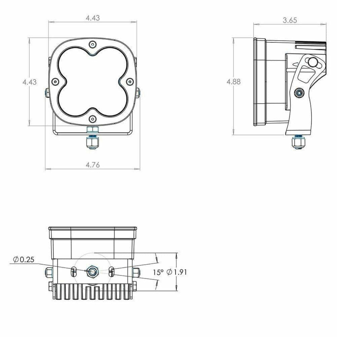 Baja Designs XL Racer Edition LED Light Pods (Pair) - 687802