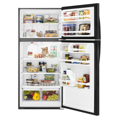 WHIRLPOOL 28-inch Wide Top Freezer Refrigerator - 14 cu. ft. - WRT134TFDB-KT