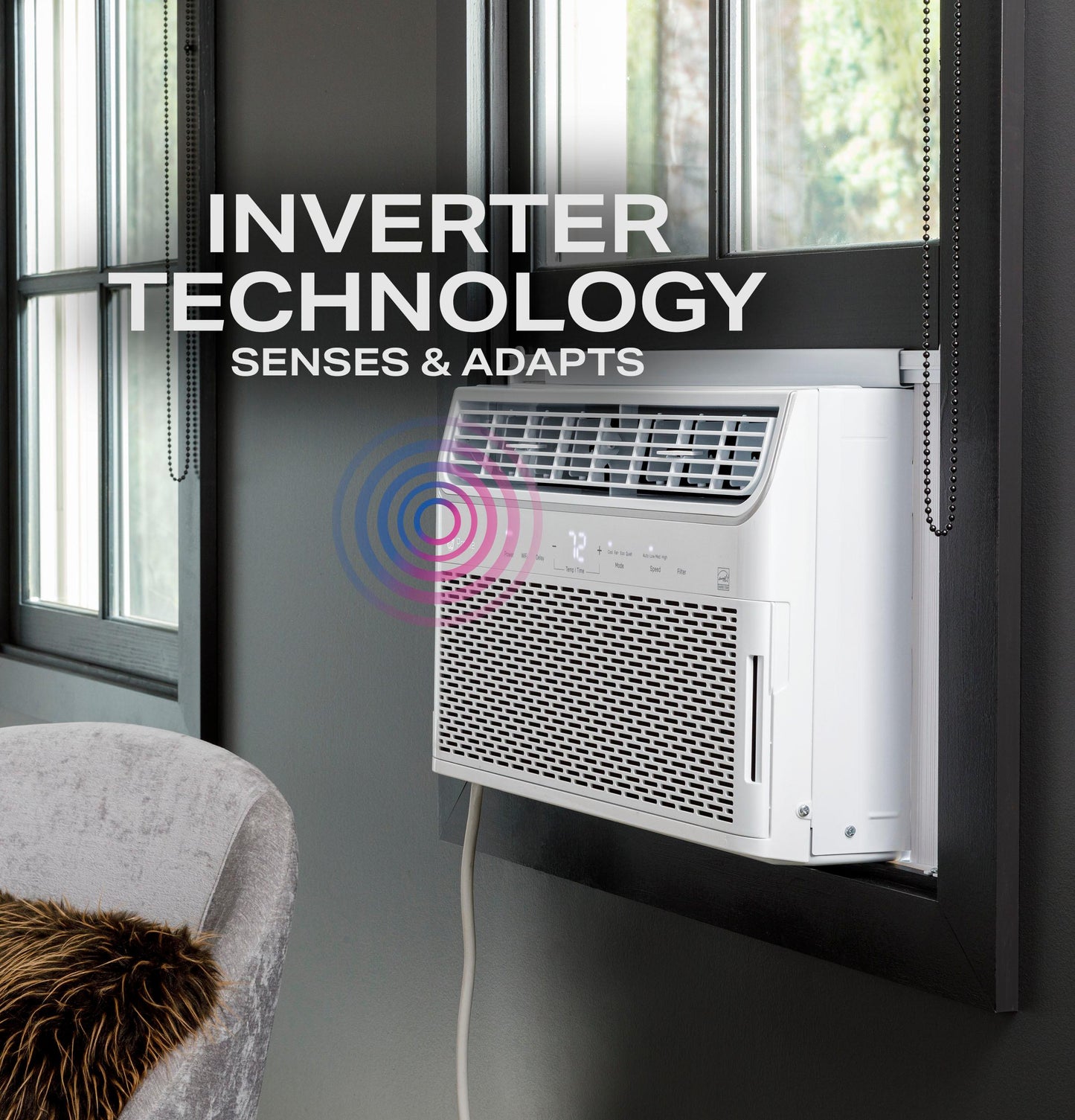 GE APPLIANCES AHTR10AC 10,000 BTU Inverter Smart Window AC - AHTR10AC-KT