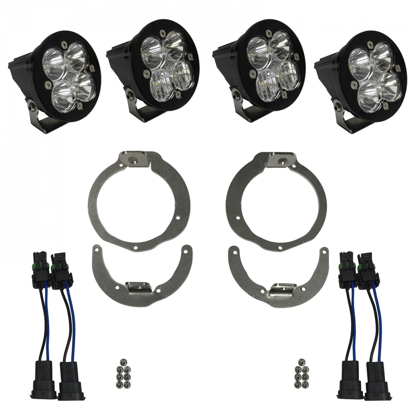 Baja Designs Can Am Maverick (2013-2016) Squadron-R Sport Headlight Kit - 447044