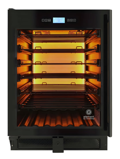 Vinotemp 41-Bottle Single-Zone Wine Cooler (Black) - Left Hinge - EL-WCU110-02