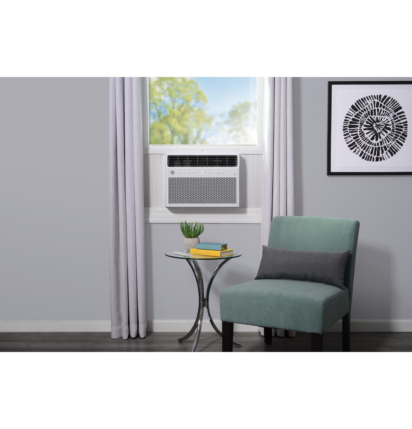 GE APPLIANCES AKLK10AA GE(R) ENERGY STAR(R) 10,000 BTU 115 Volt Smart Electronic Window Air Conditioner - AKLK10AA-KT
