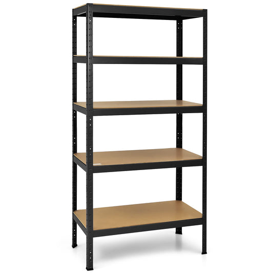 Tangkula 72" Storage Shelves, Heavy Duty Steel Frame 5-Tier Garage Shelf - TL35258SL