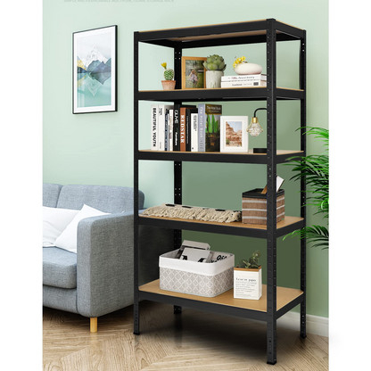 Tangkula 72" Storage Shelves, Heavy Duty Steel Frame 5-Tier Garage Shelf - TL35258SL
