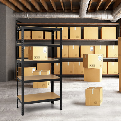 Tangkula 72" Storage Shelves, Heavy Duty Steel Frame 5-Tier Garage Shelf - TL35258SL