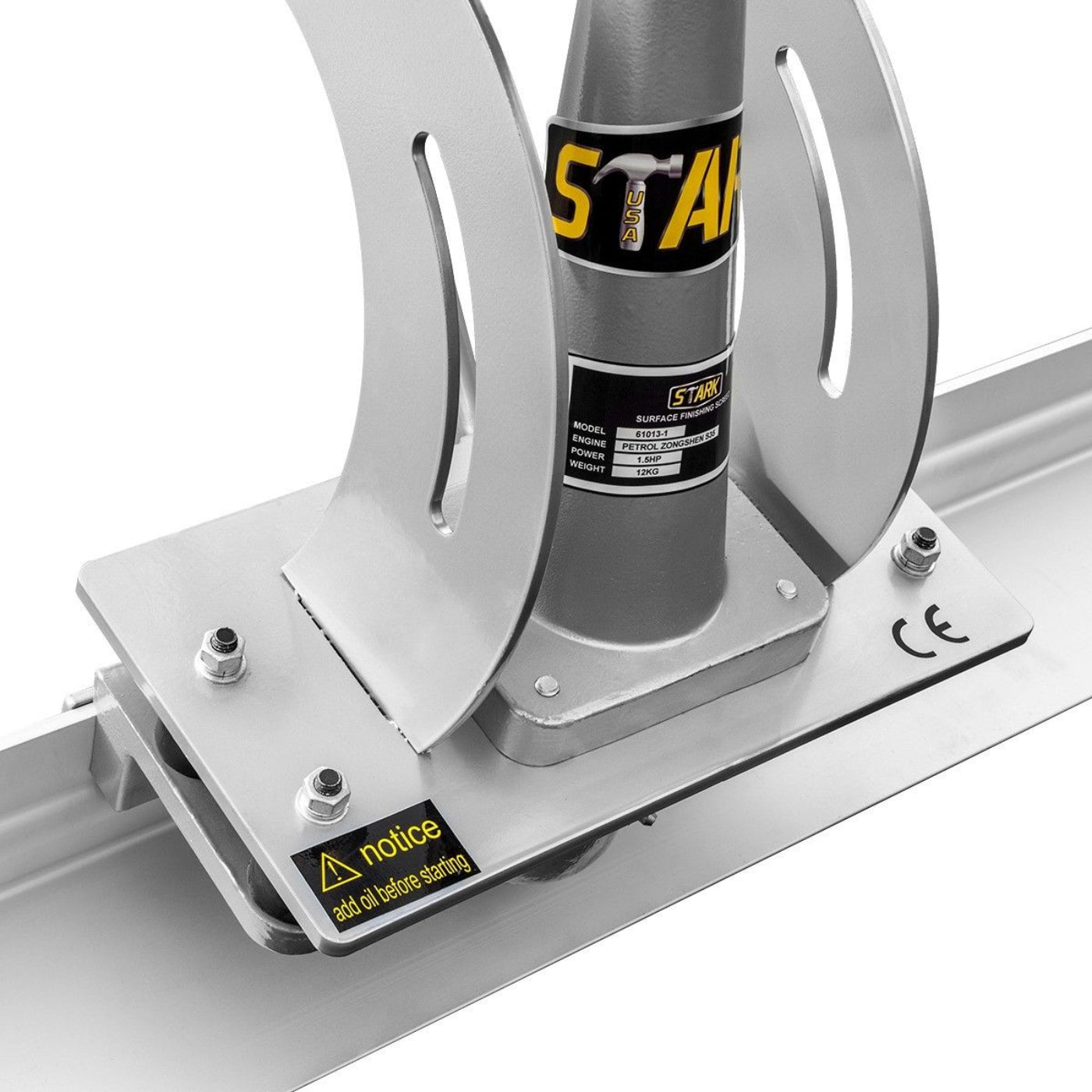 Stark USA 31cc Gas Power 4 Stroke Concrete Surface Vibratory Leveling Screed 7ft - KIT61013