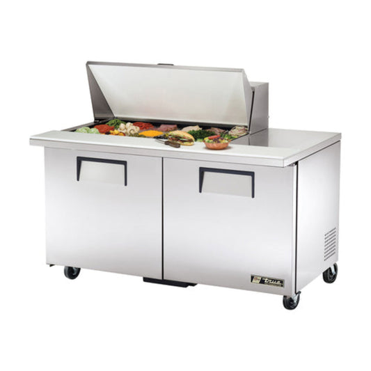 True Mfg. - General Foodservice  Refrigerated Prep Tables - TSSU-60-18M-B-HC