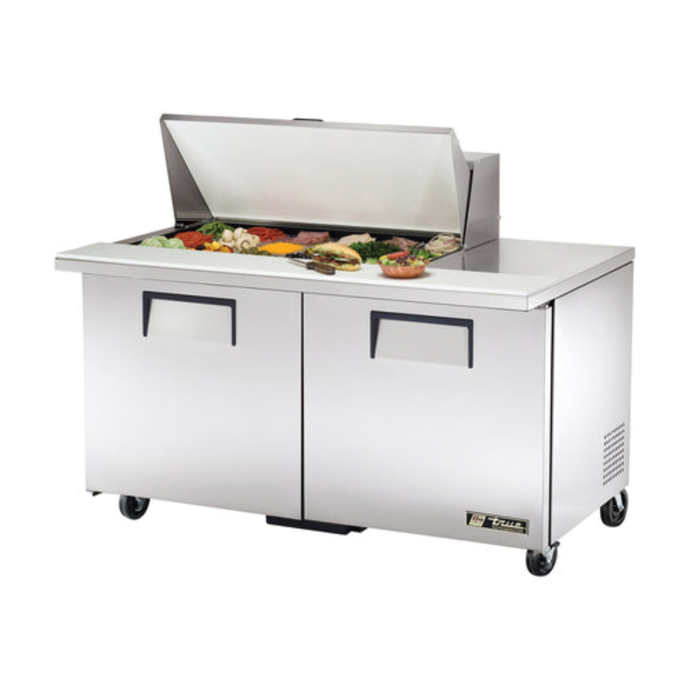 True Mfg. - General Foodservice  Refrigerated Prep Tables - TSSU-60-18M-B-HC