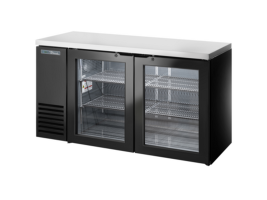 True Mfg. - General Foodservice Back Bar Coolers - TBB24-60-2G-Z1-SFT-B-1