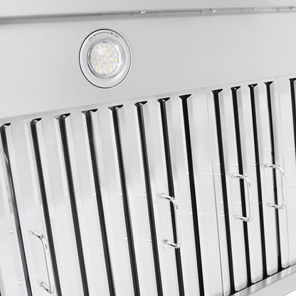 ProLine Wall Mounted Range Hood in Stainless Steel Modern Design, 900 CFM - PLFW 129E