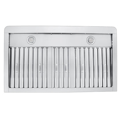 ProLine Wall Mounted Range Hood in Stainless Steel Modern Design, 900 CFM - PLFW 129E