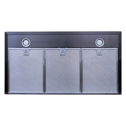 ProLine Wall Mounted Range Hood Stainless Steel Black - PLFW-520