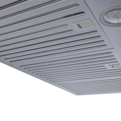 Proline Wall Mount Range Hood - 550 CFM | Stainless Steel | Space-Saving Under-Cabinet Design | Elite Dream Home Series - PLSW 129R