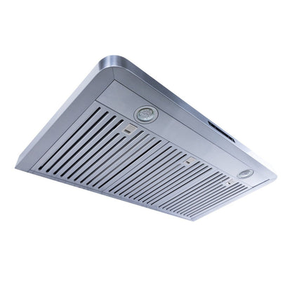 Proline Wall Mount Range Hood - 550 CFM | Stainless Steel | Space-Saving Under-Cabinet Design | Elite Dream Home Series - PLSW 129R