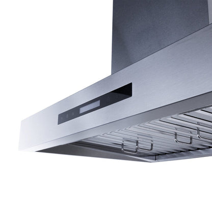 Proline Wall Mount Range Hood - 550 CFM | Stainless Steel | Modern Design | Elite Dream Home - PLSW 755FSCU