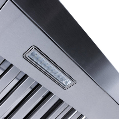 Proline Wall Mount Range Hood - 550 CFM | Stainless Steel | Modern Design | Elite Dream Home - PLSW 755FSCU