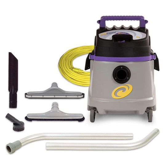 Proteam ProGuard 10, Wet Dry Vacuum, Shop Vac, 10 Gallon, 105CFM, 1.8HP Motor, With Tool Kit - 107129