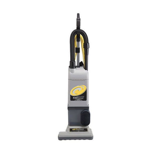 ProTeam ProForce1200XP, Upright Vacuum, 12", 3.25QT, Bagged, Dual Motor, 50' Quick Change Cord, With Tools, HEPA, Operating Weight 18lbs - 107251