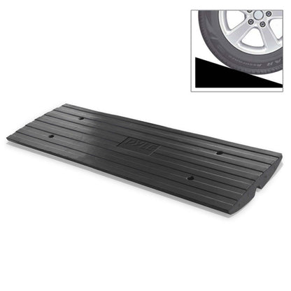 Pyle Car/Truck Rubber Curbside Driveway Ramp Threshold Bridge Track (4 Pack) - 221456