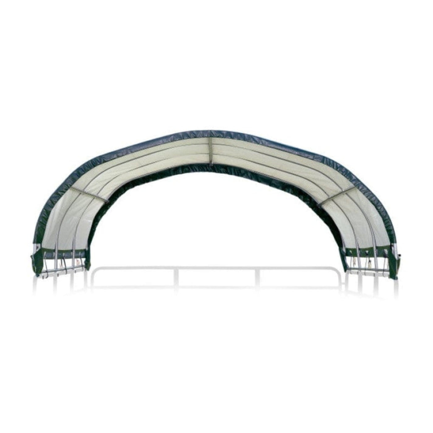 ShelterLogic Corral Shelter Livestock Shade 12' X 12' - 1 3/8" 7.5 oz. Green Cover (Corral panels not included) - 51523