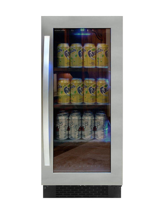 Vinotemp Designer Series 15-inch Beverage Cooler - VT-DS15BC-R