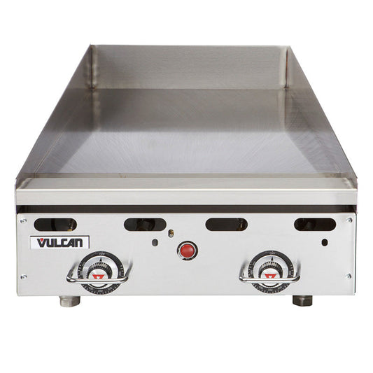 Vulcan MSA24 24" Natural Gas Griddle with Snap Action Thermostatic Control - 54,000 BTU - MSA24