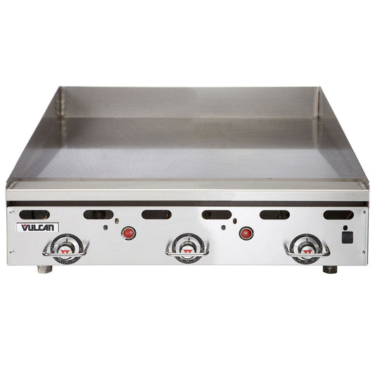 Vulcan MSA36 36" Natural Gas Griddle with Snap Action Thermostatic Control - 81,000 BTU - MSA36