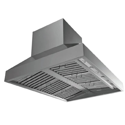 Proline Wall Mounted Range hood, Ducted, 2000 CFM, Thick 304 Stainless Steel - PLGW WC BBQ Ultra